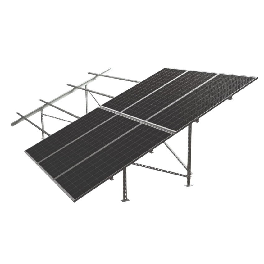 42 Panelli 2x21 Dikey Düz Zemin Çinko Kaplama Galvaniz