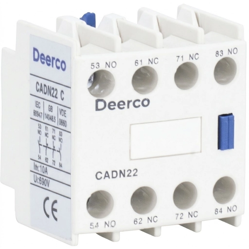 Derko Yardımcı Kontak 2NO 2NC